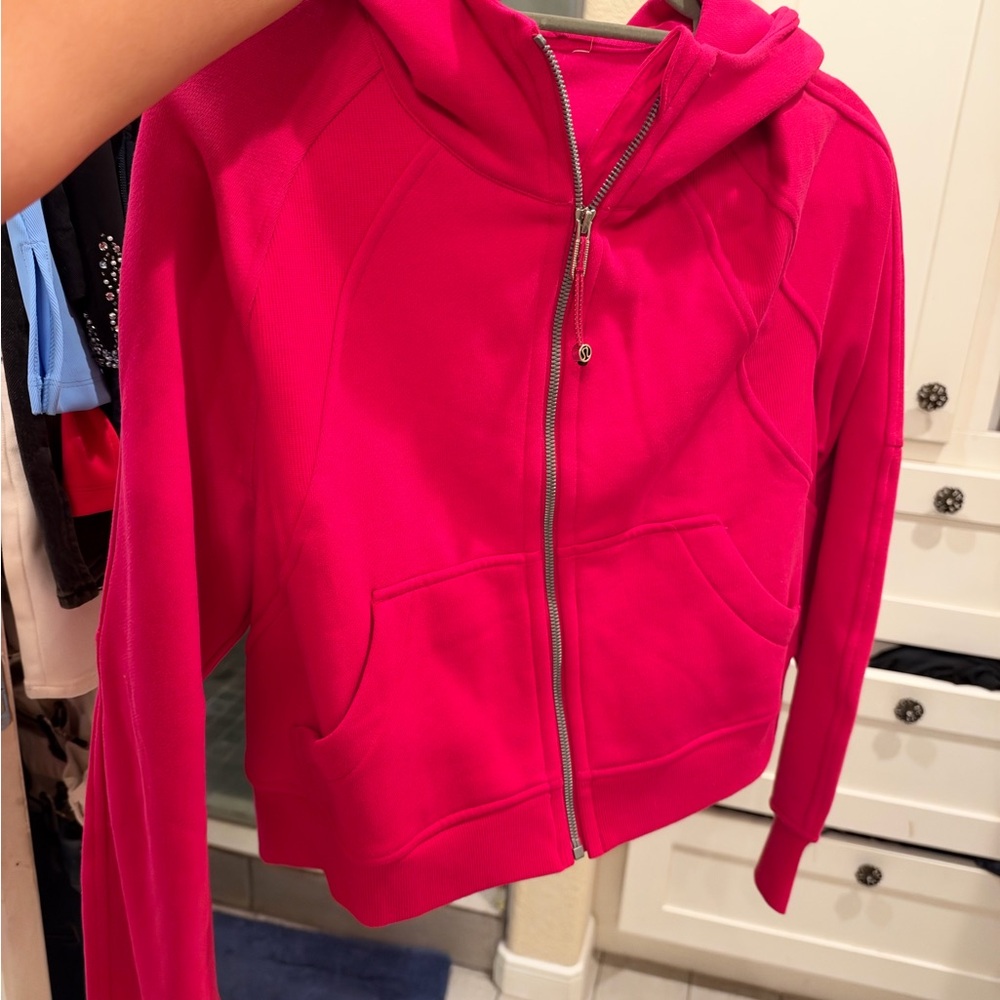 lululemon athletica Bright Fuchsia Zip Hoodie